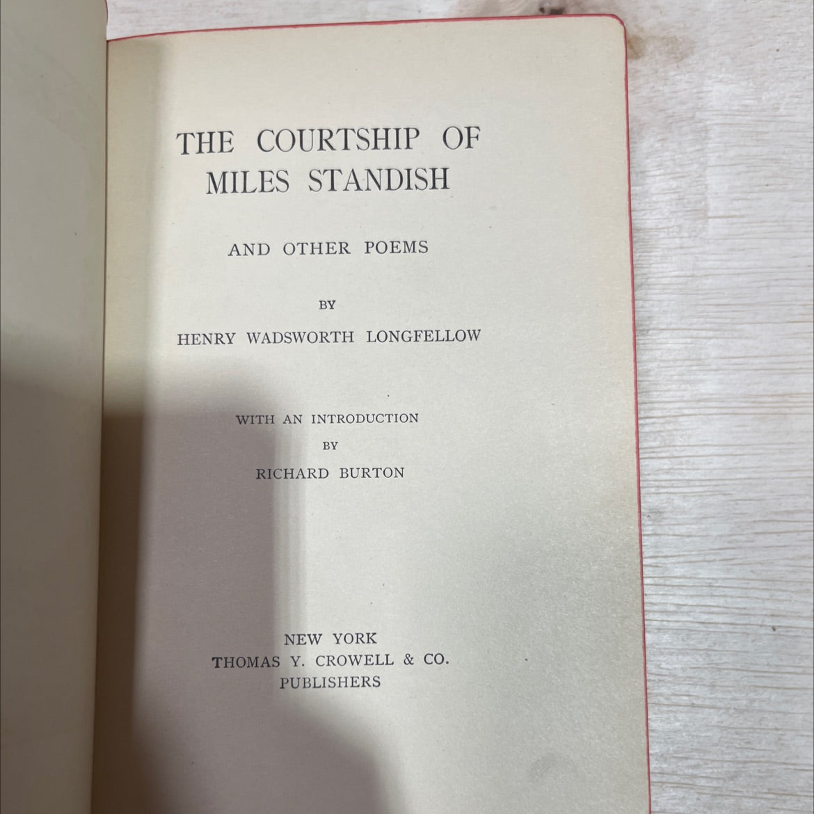 the courtship of miles standish and other poems book, by henry wadsworth longfellow, 1900 Leather image 2