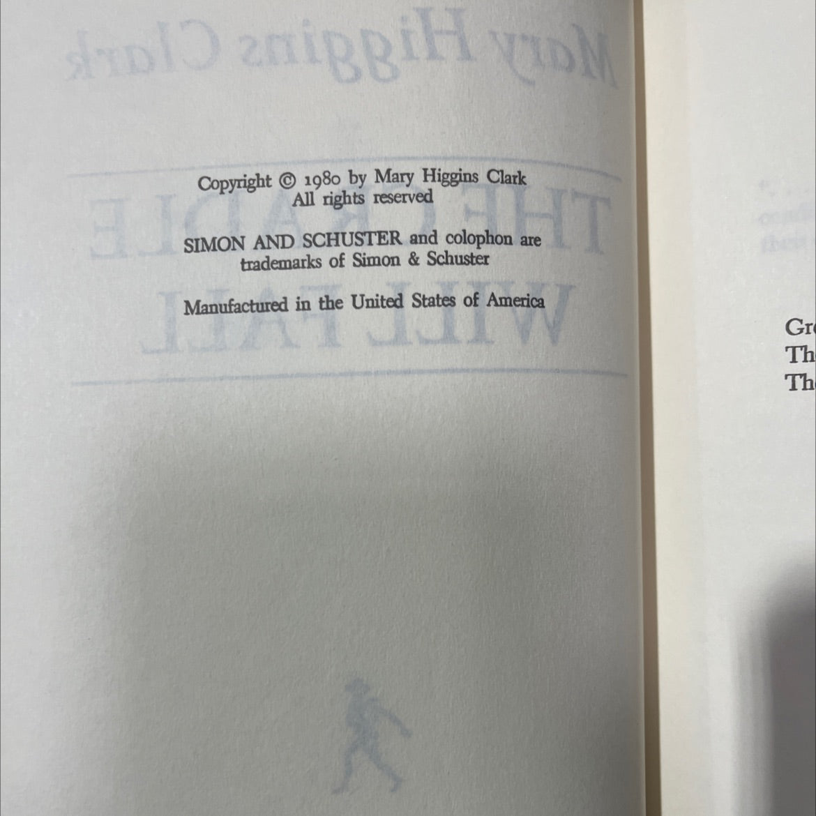 the cradle book, by Mary Higgins Clark, 1980 Hardcover image 3