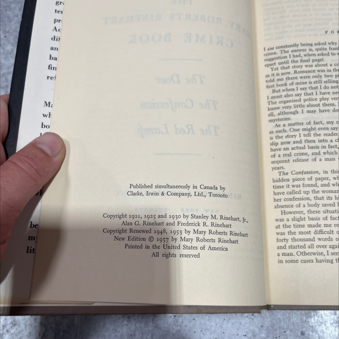 the crime book book, by mary roberts rinehart, 1957 Hardcover image 3