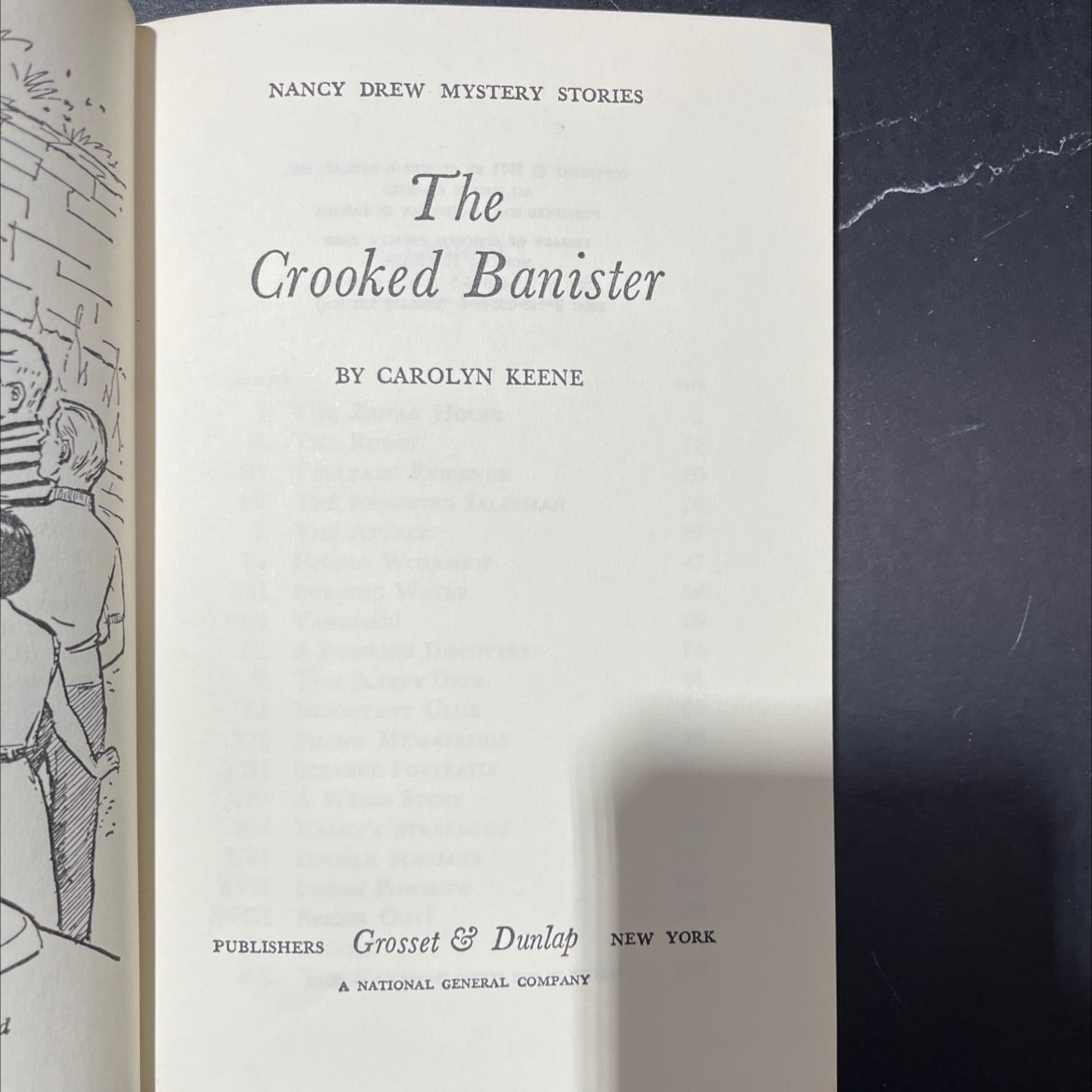the crooked banister book, by carolyn keene, 1971 Hardcover image 2
