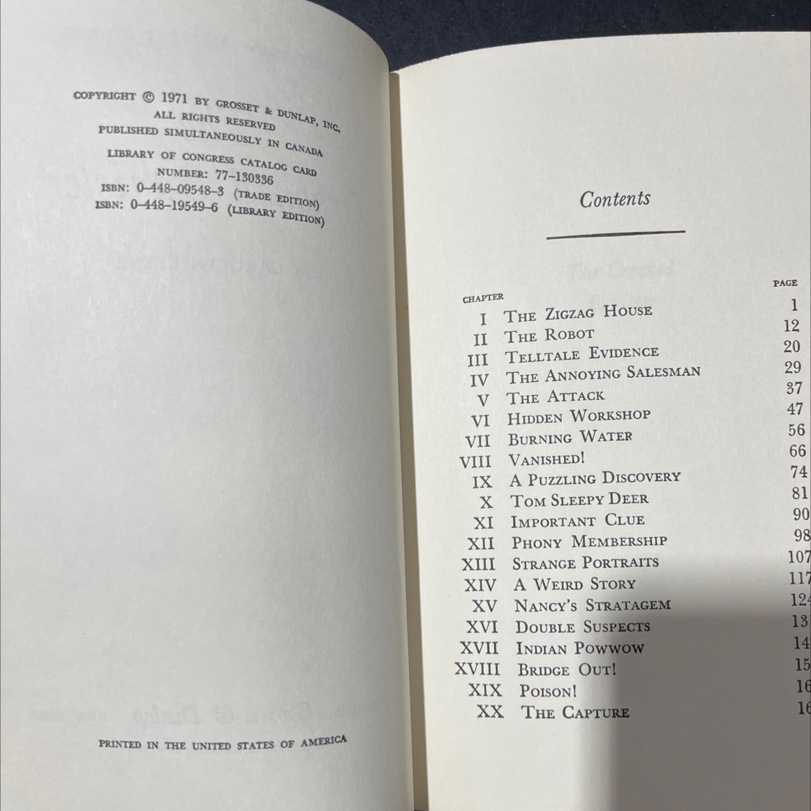 the crooked banister book, by carolyn keene, 1971 Hardcover image 3