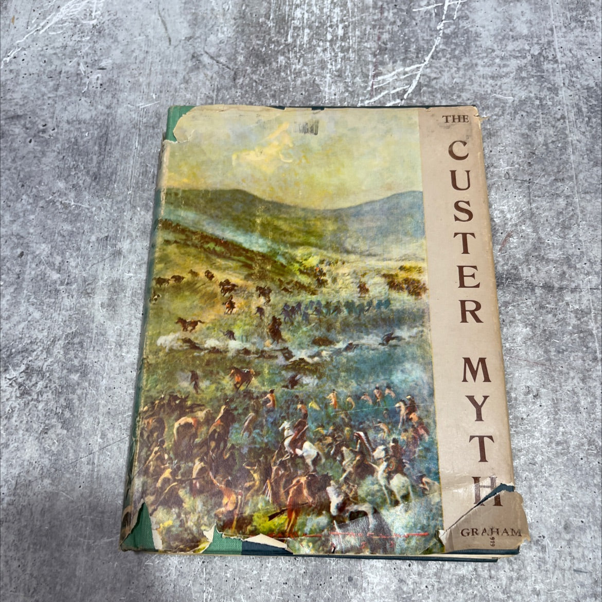 the custer myth a source book of custeriana book, by colonel w. a. graham, 1970 Hardcover image 1