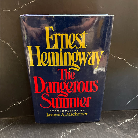 the dangerous summer book, by ernest hemingway, 1985 Hardcover image 1