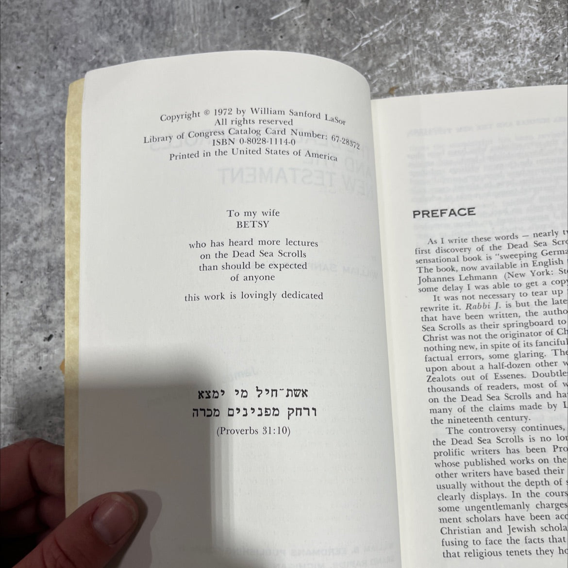 the dead sea scrolls and the new testament book, by william sanford lasor, 1972 Paperback image 3