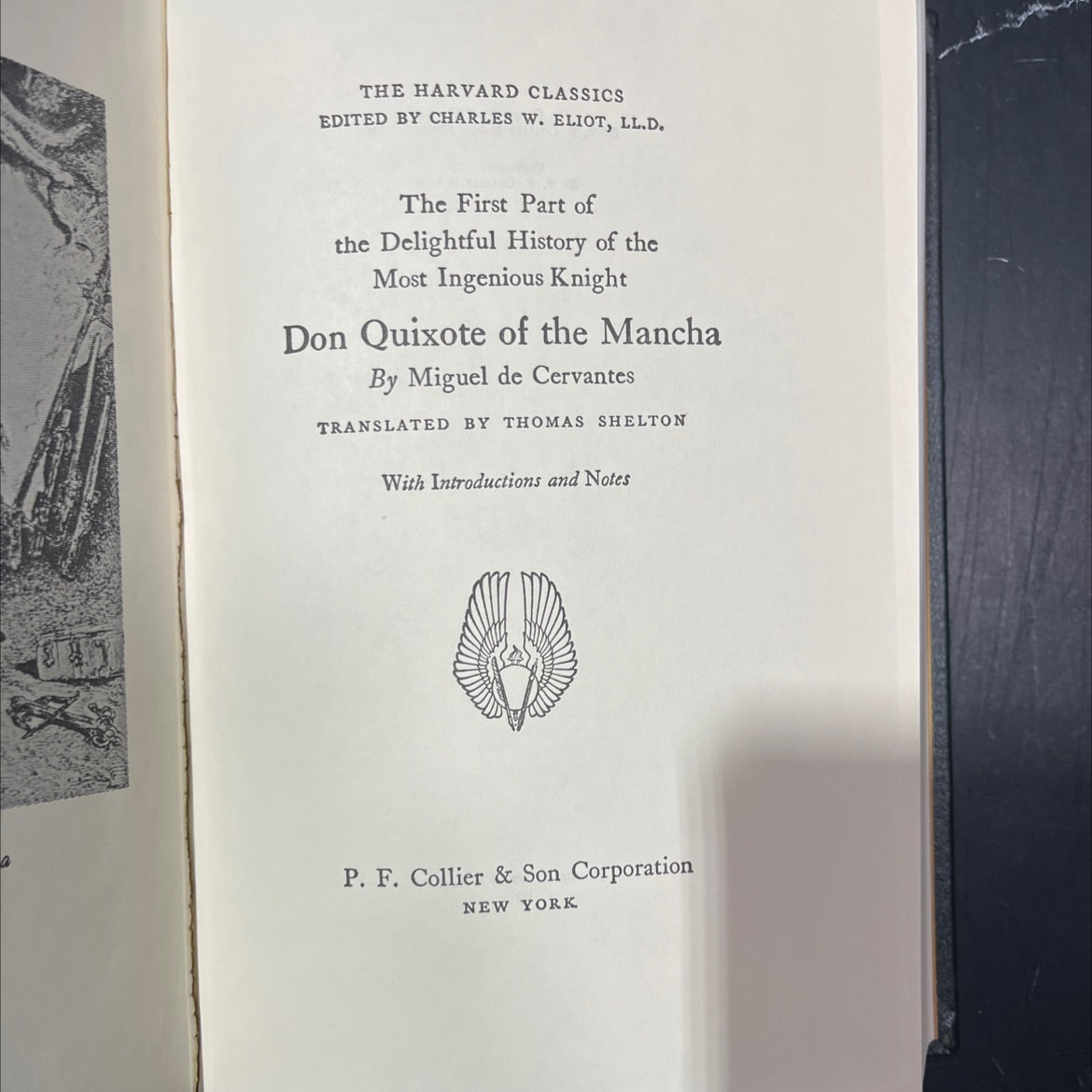 the delightful history of the most ingenious knight don quixote of the mancha book, by miguel de cervantes, 1937 image 2