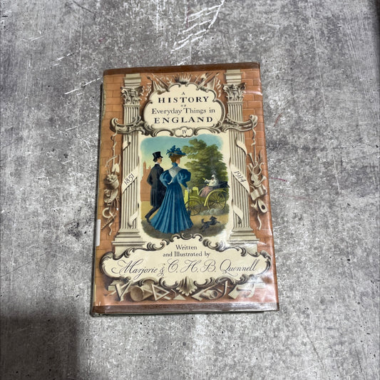 the details of merry the village fair book, by marjorie & c. h. b. quennell, 1958 Hardcover image 1