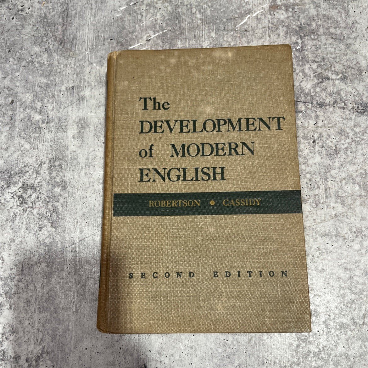 the development of modern english book, by stuart robertson, 1954 Hardcover image 1