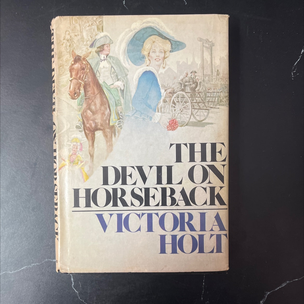 the devil on horseback book, by victoria holt, 1977 Hardcover, Vintage image 1