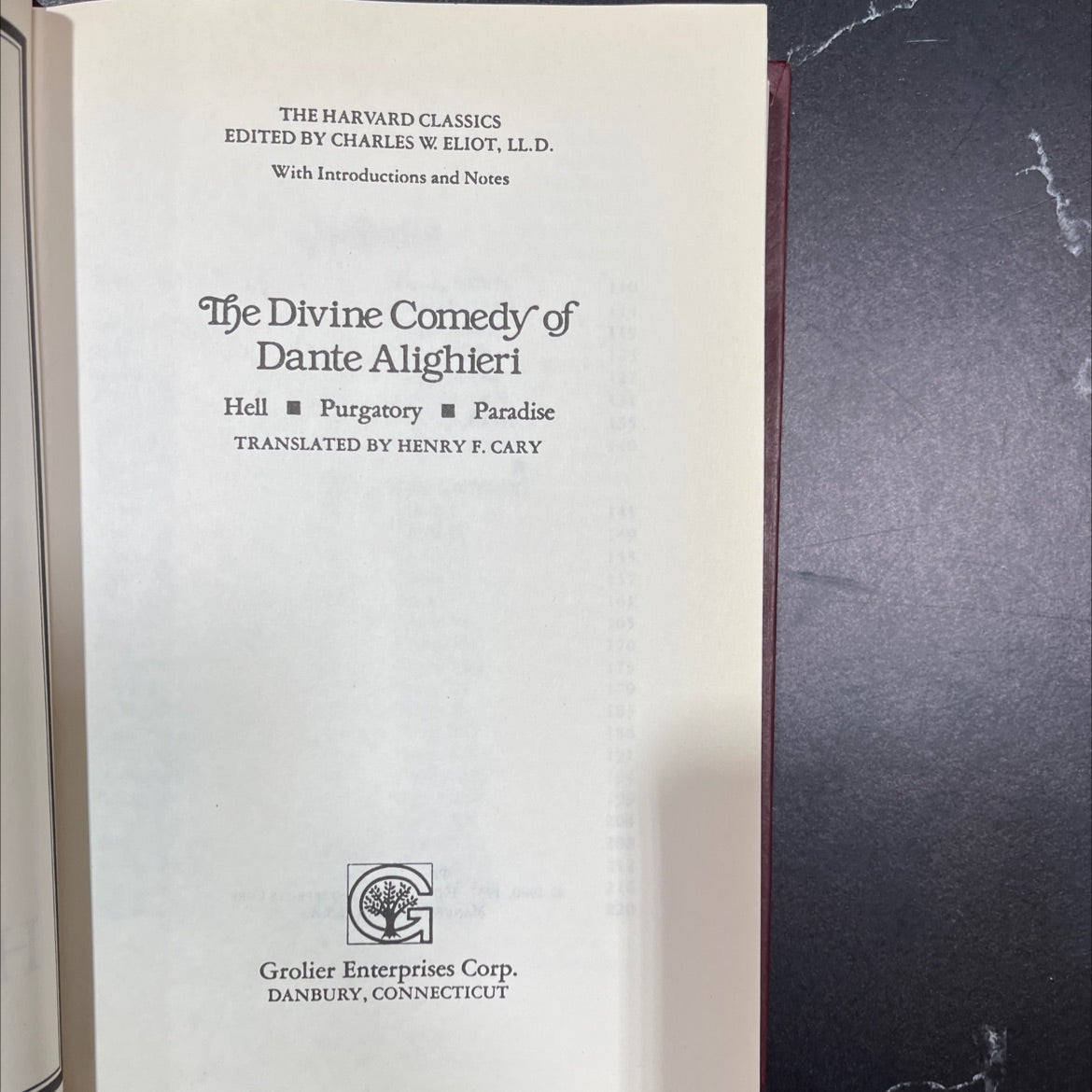 the divine comedy book, by dante alighieri, 1990 Hardcover image 2