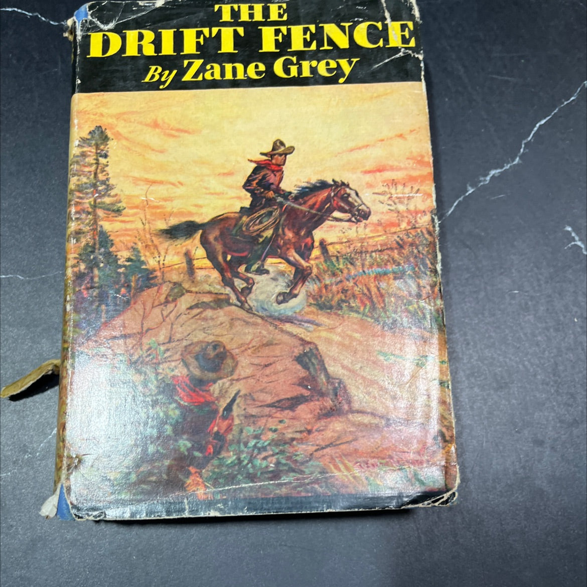 the drift fence book, by zane grey, 1933 Hardcover, First Edition image 1