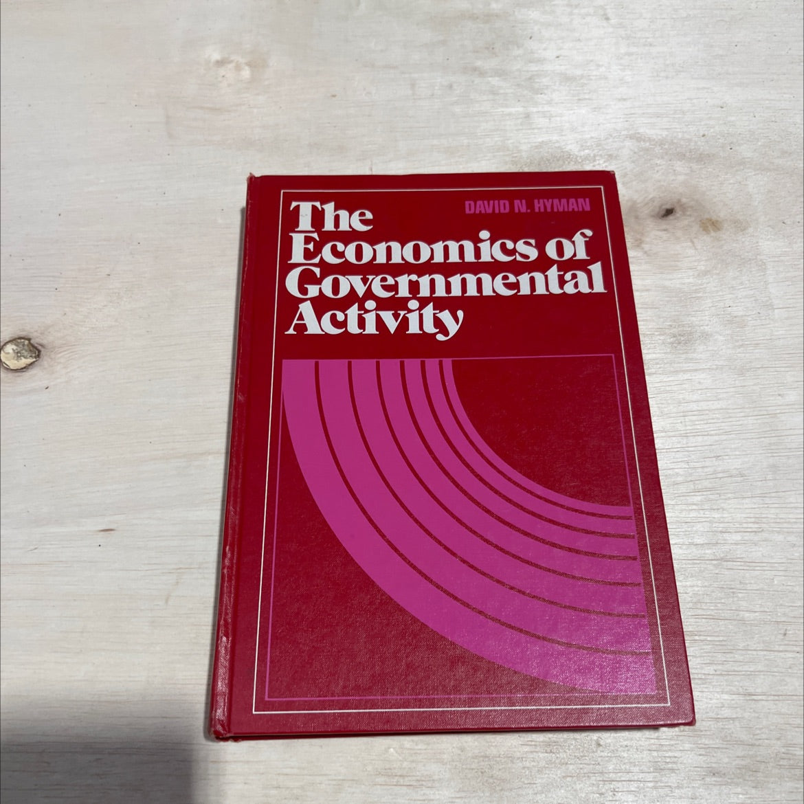 the economics of governmental activity book, by david n. hyman, 1973 Hardcover image 1