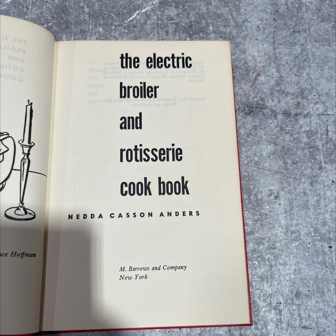 the electric broiler and rotisserie cook book book, by nedda casson anders, 1962 Hardcover image 2