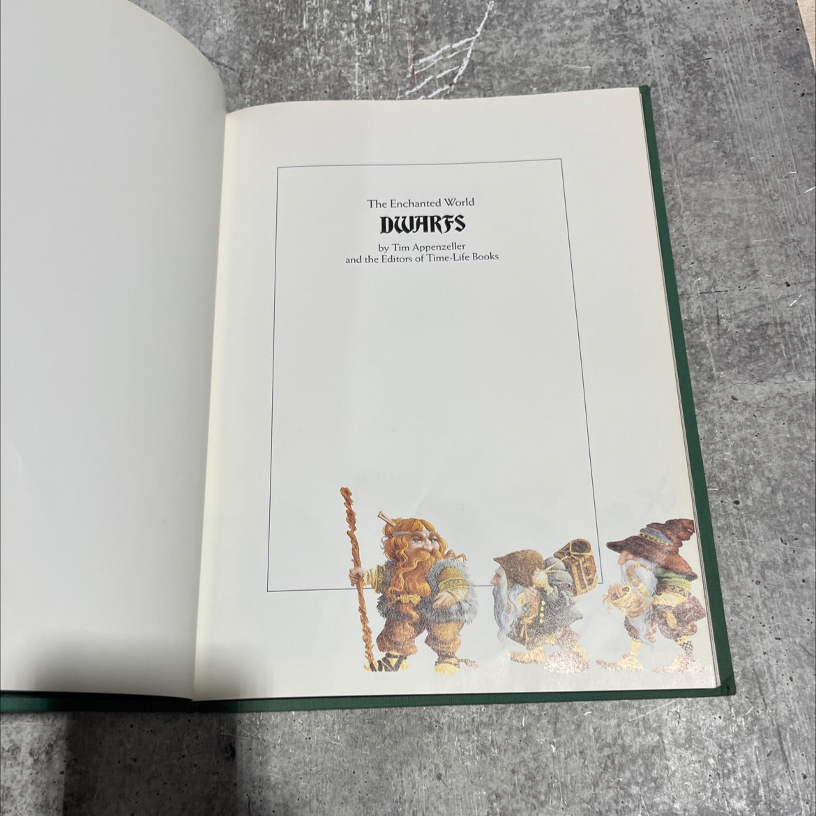 the enchanted world dwarfs book, by Tim Appenzeller, 1988 Hardcover image 2