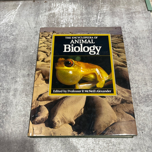 the encyclopedia of animal biology book, by professor r. mcneill alexander, 1989 Hardcover image 1
