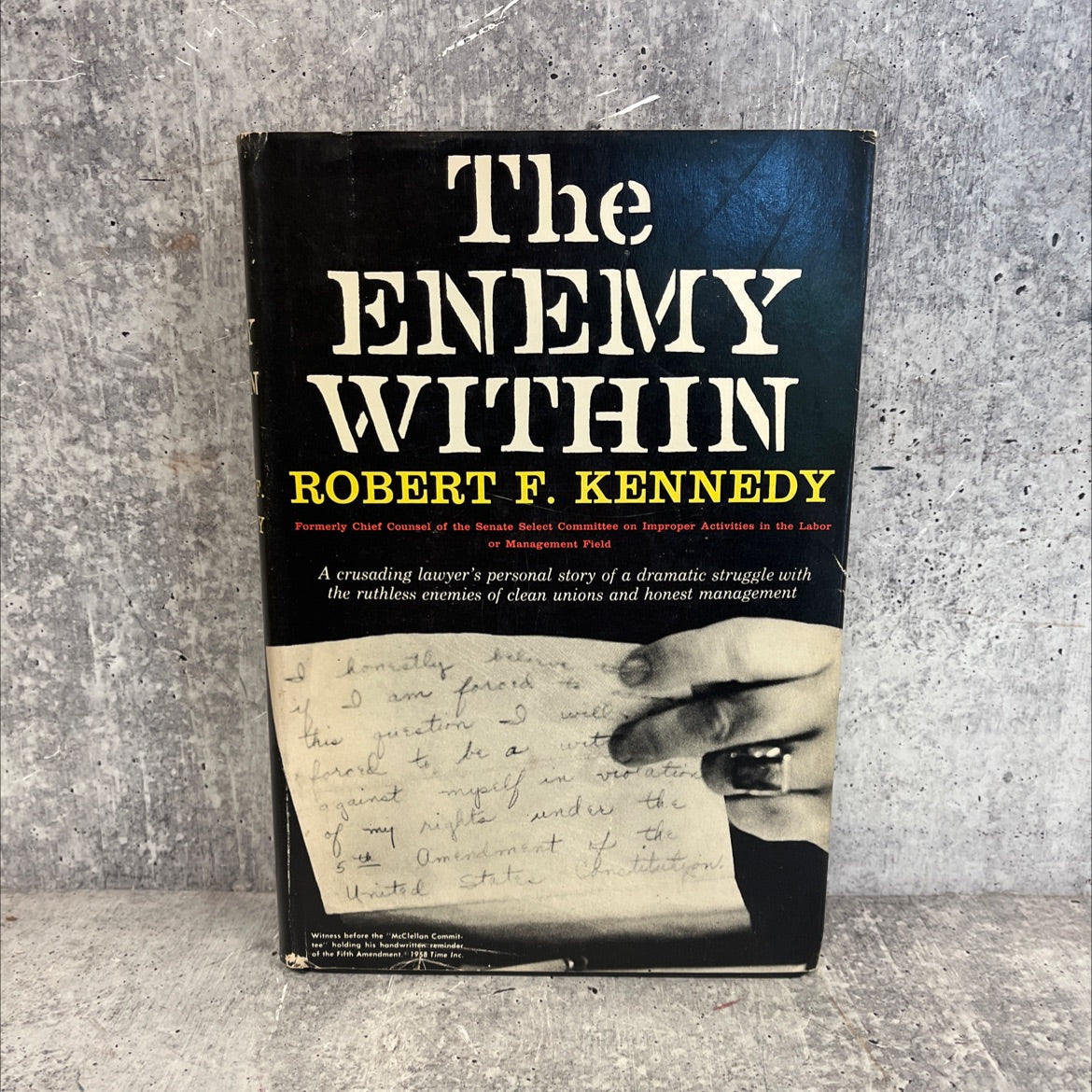 the enemy within book, by Robert F. Kennedy, 1960 Hardcover image 1