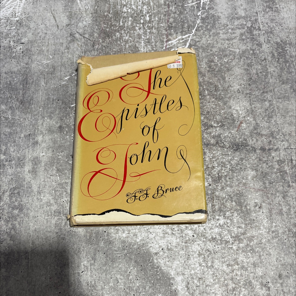 the epistles of john introduction, exposition and notes book, by F.F. Bruce, 1970 Hardcover image 1