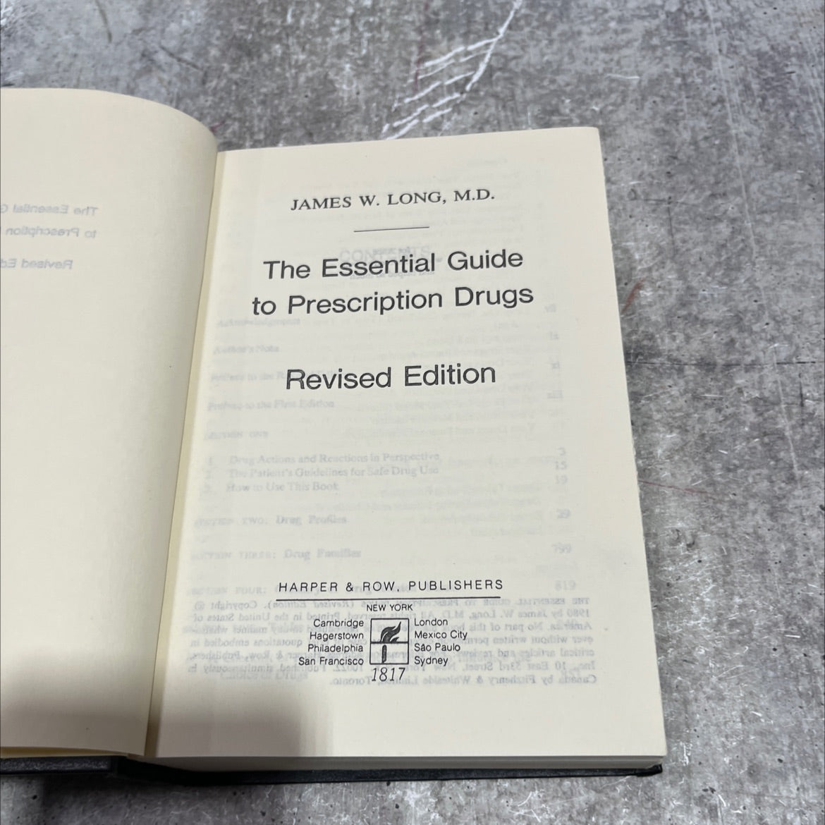 the essential guide to prescription drugs book, by james w. long, m.d., 1980 Hardcover image 2