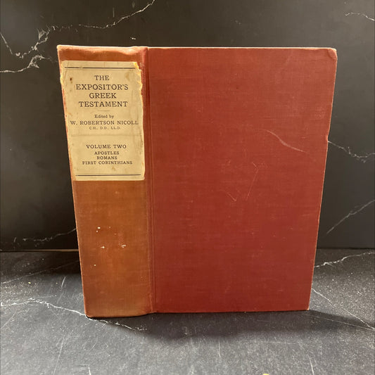 the expositor's greek testament i the acts of the apostles book, by rev. r. j. knowling, d.d., 1970 Hardcover image 1