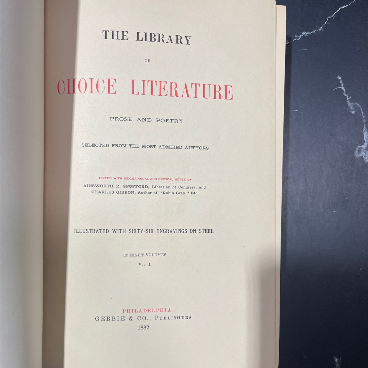 the fair venetian book, by Ainsworth R. Spofford, Charles Gibbon, 1882 Hardcover image 3