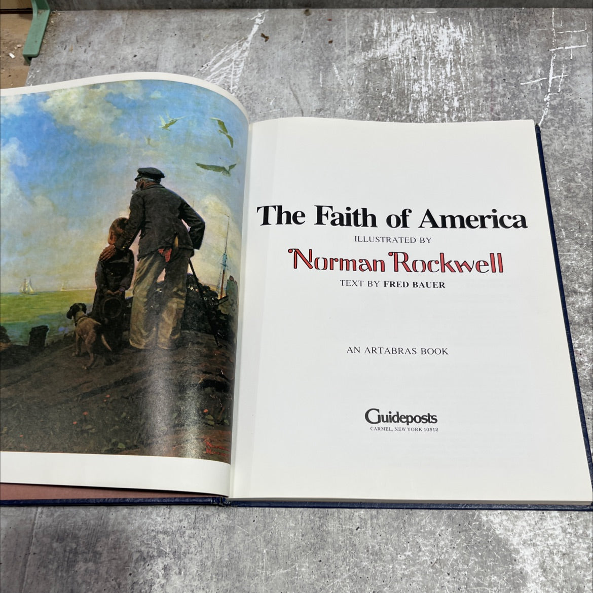 the faith of america book, by fred bauer, 1980 Hardcover image 2