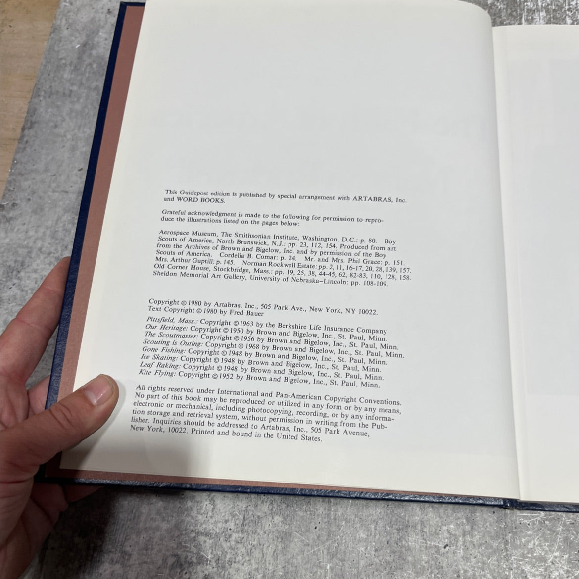 the faith of america book, by fred bauer, 1980 Hardcover image 3