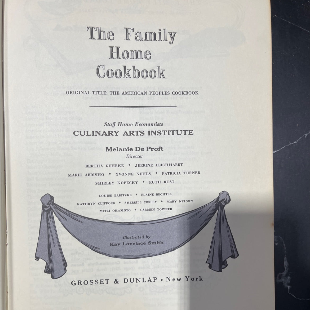 the family home cookbook book, by staff home economists, 1963 Hardcover image 2