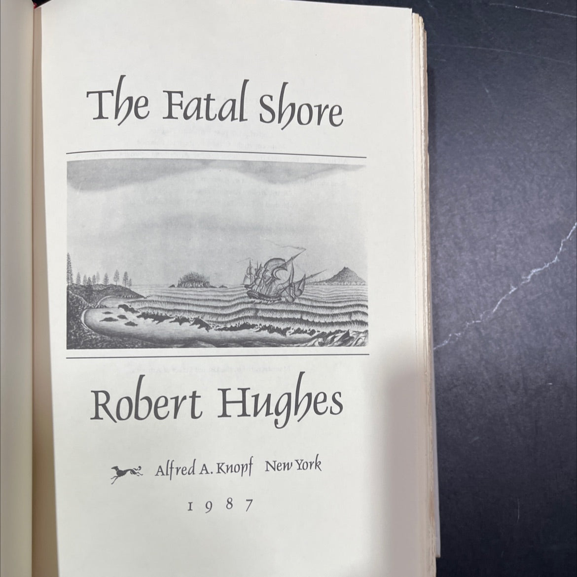 the fatal shore book, by Robert Hughes, 1987 Hardcover image 2