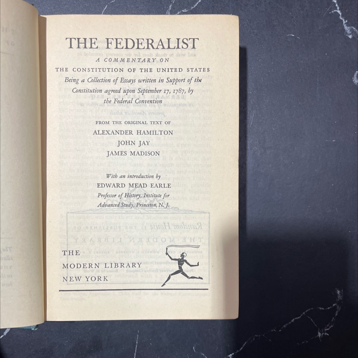 the federalist book, by alexander hamilton, john jay, james madison, 1970 Hardcover image 2