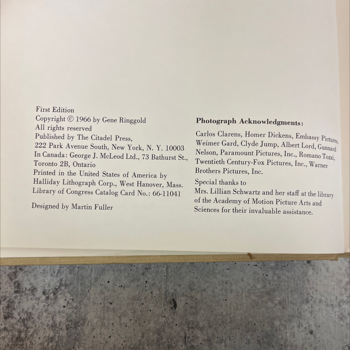 the films of bette davis book, by Gene Ringgold, 1966 Hardcover, First Edition image 3
