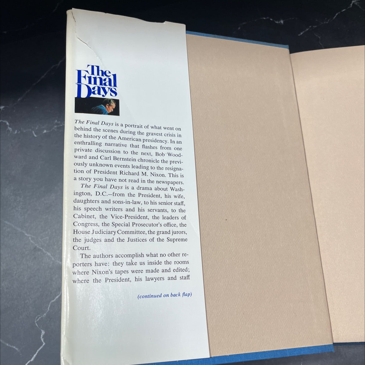 the final days book, by Bob Woodward, Carl Bernstein, 1976 Hardcover image 4