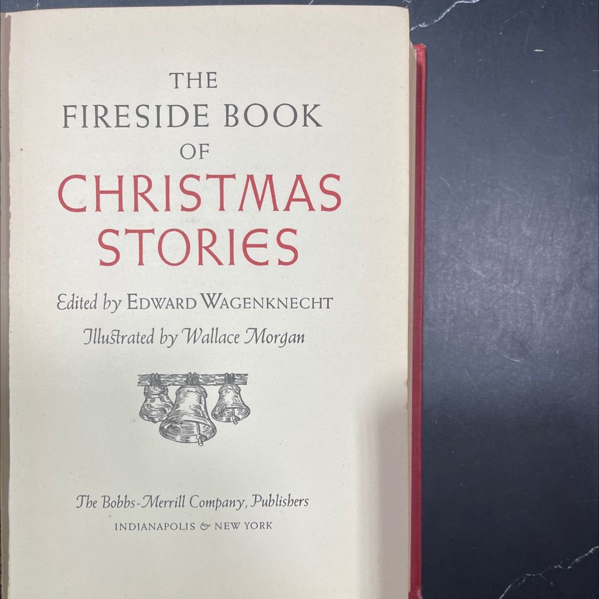 the fireside book of christmas stories book, by edward wagenknecht, 1945 Hardcover image 2
