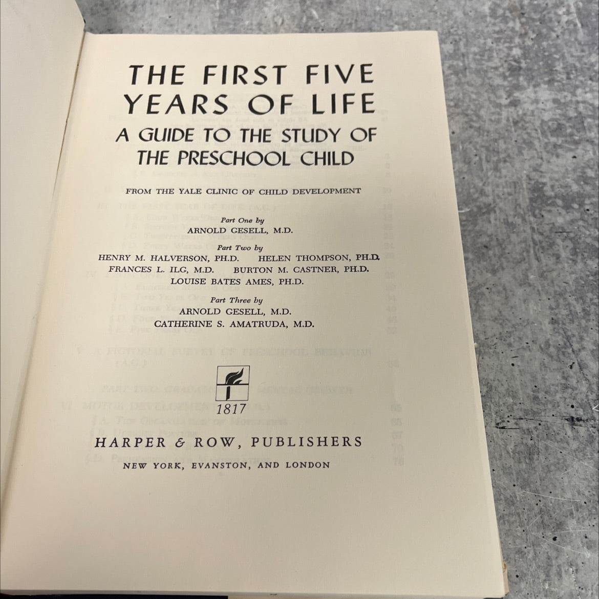 the first five years of life a guide to the study of the preschool child from the yale clinic of child development image 2