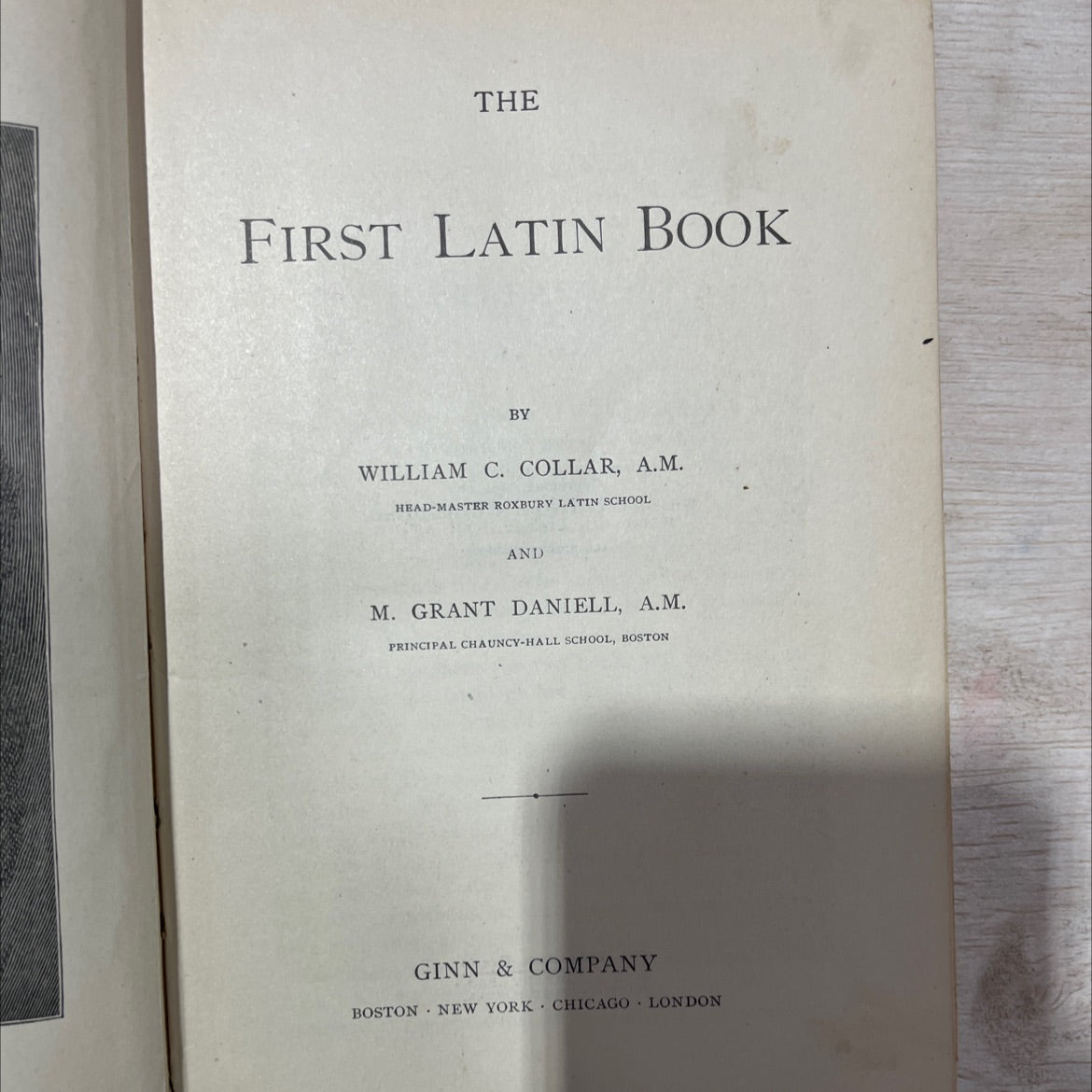 the first latin book book, by william c. collar, m. grant daniell, 1894 Hardcover, Antique image 2