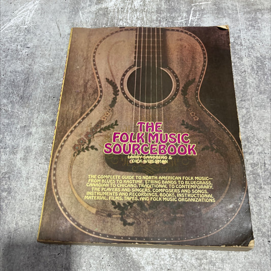the folk music sourcebook book, by larry sandberg and dick weissman, 1976 Paperback image 1
