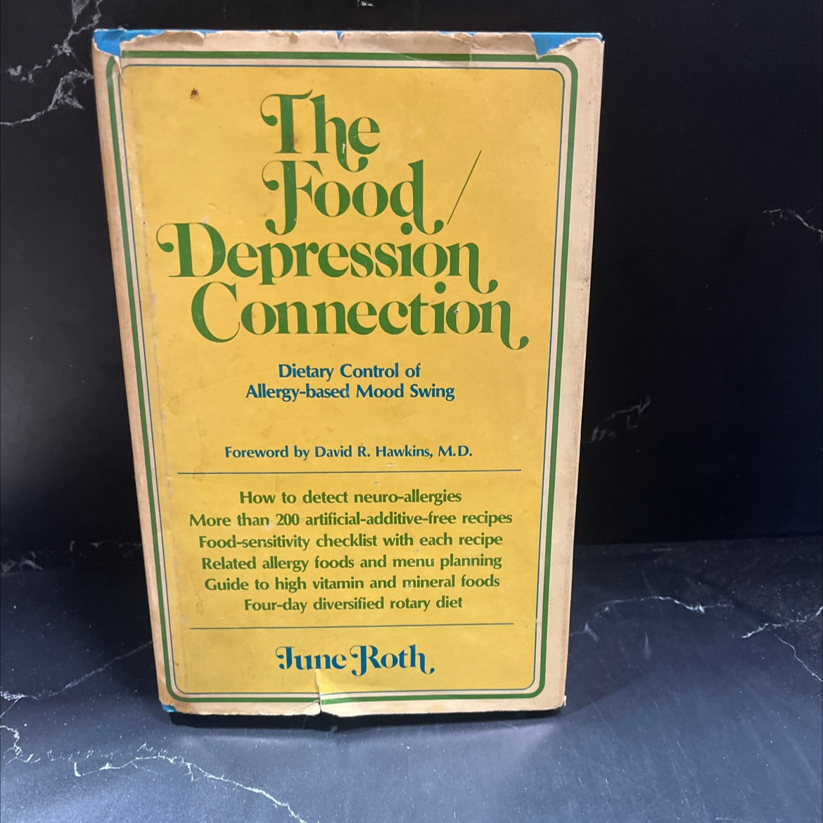 the food depression connection book, by june roth, 1978 Hardcover image 1