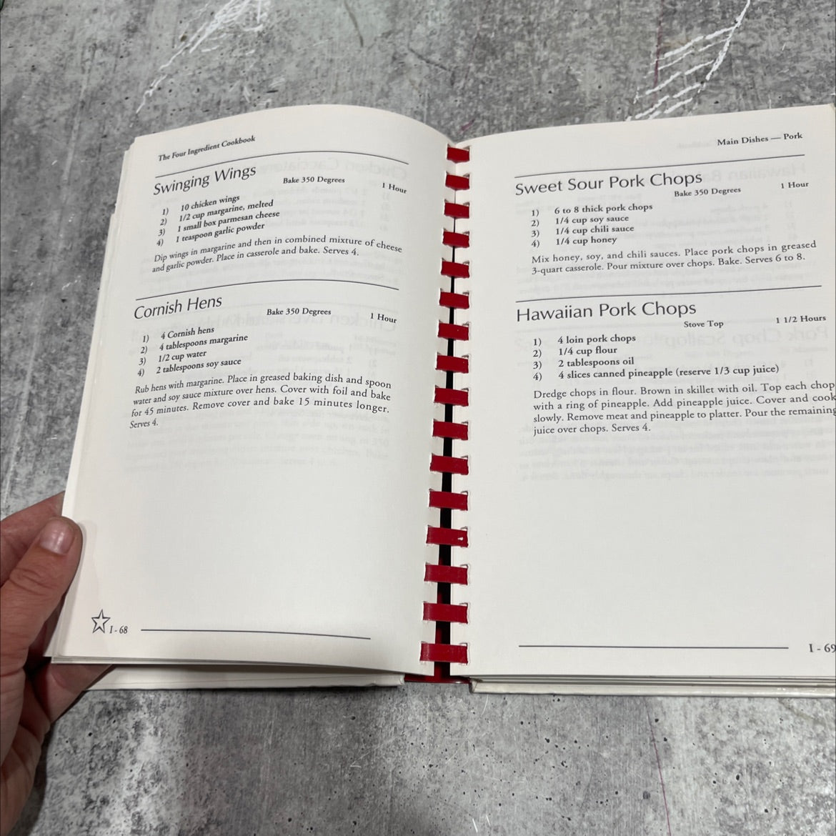 the four ingredient cookbook book, by Linda Coffee and Emily Cale, 2000 Hardcover image 4