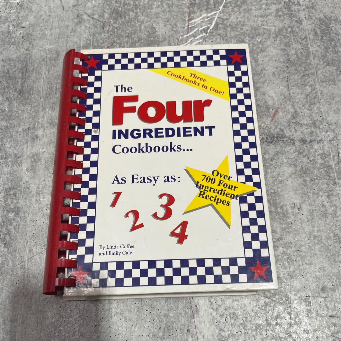 the four ingredient cookbook book, by Linda Coffee and Emily Cale, 2000 Hardcover image 1