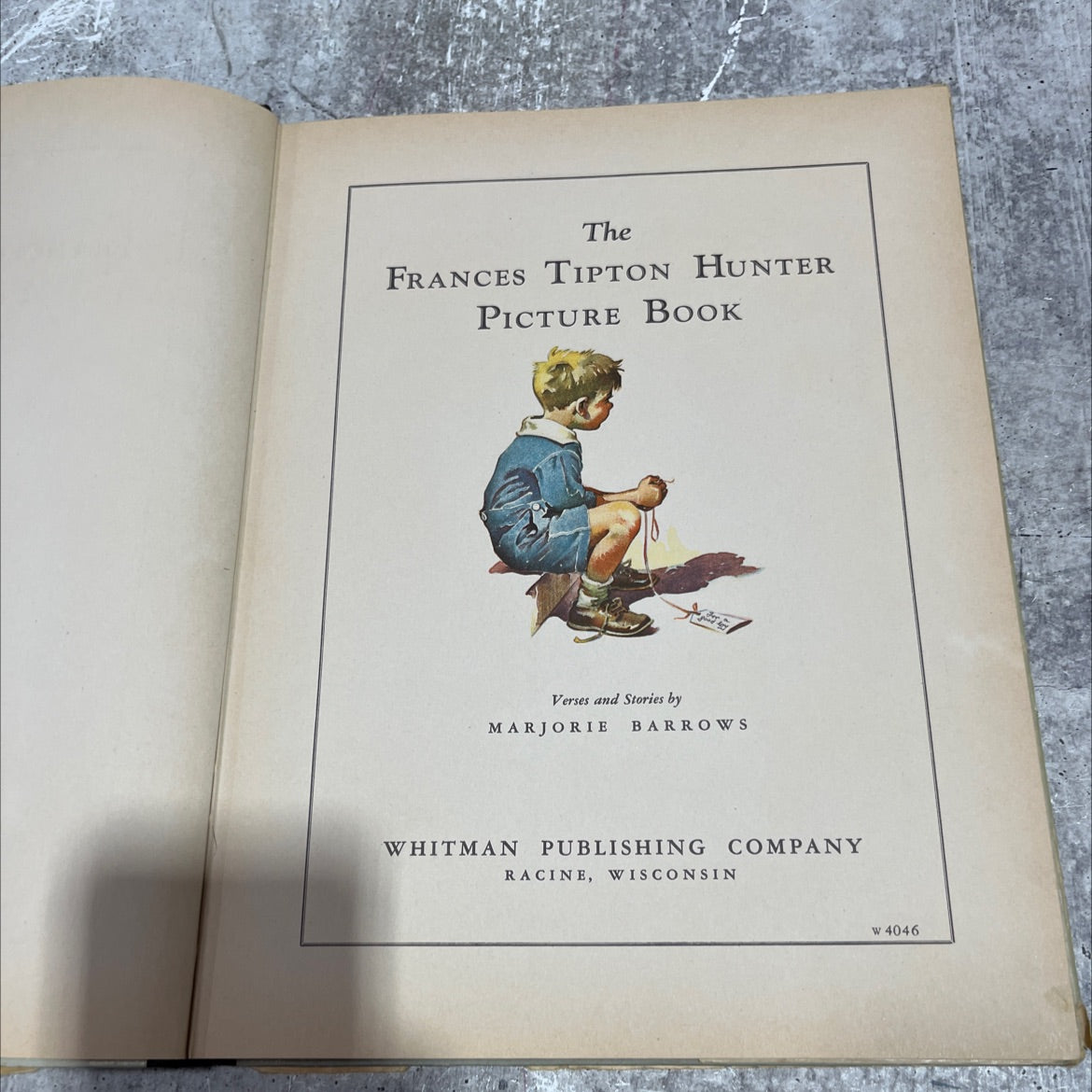 the frances tipton hunter picture book book, by marjorie barrows, 1935 Hardcover image 2