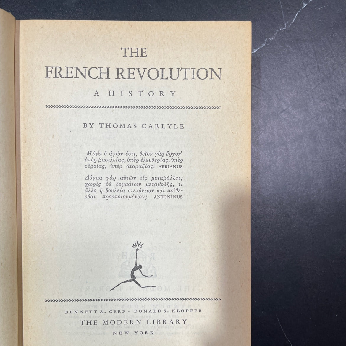 the french revolution a history book, by thomas carlyle, 1970 Hardcover, Vintage image 2
