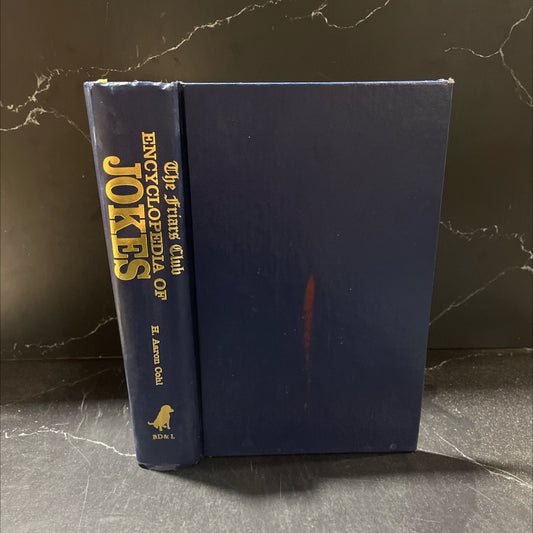 the friars club encyclopedia of jokes book, by h. aaron cohl, 1997 Hardcover image 1