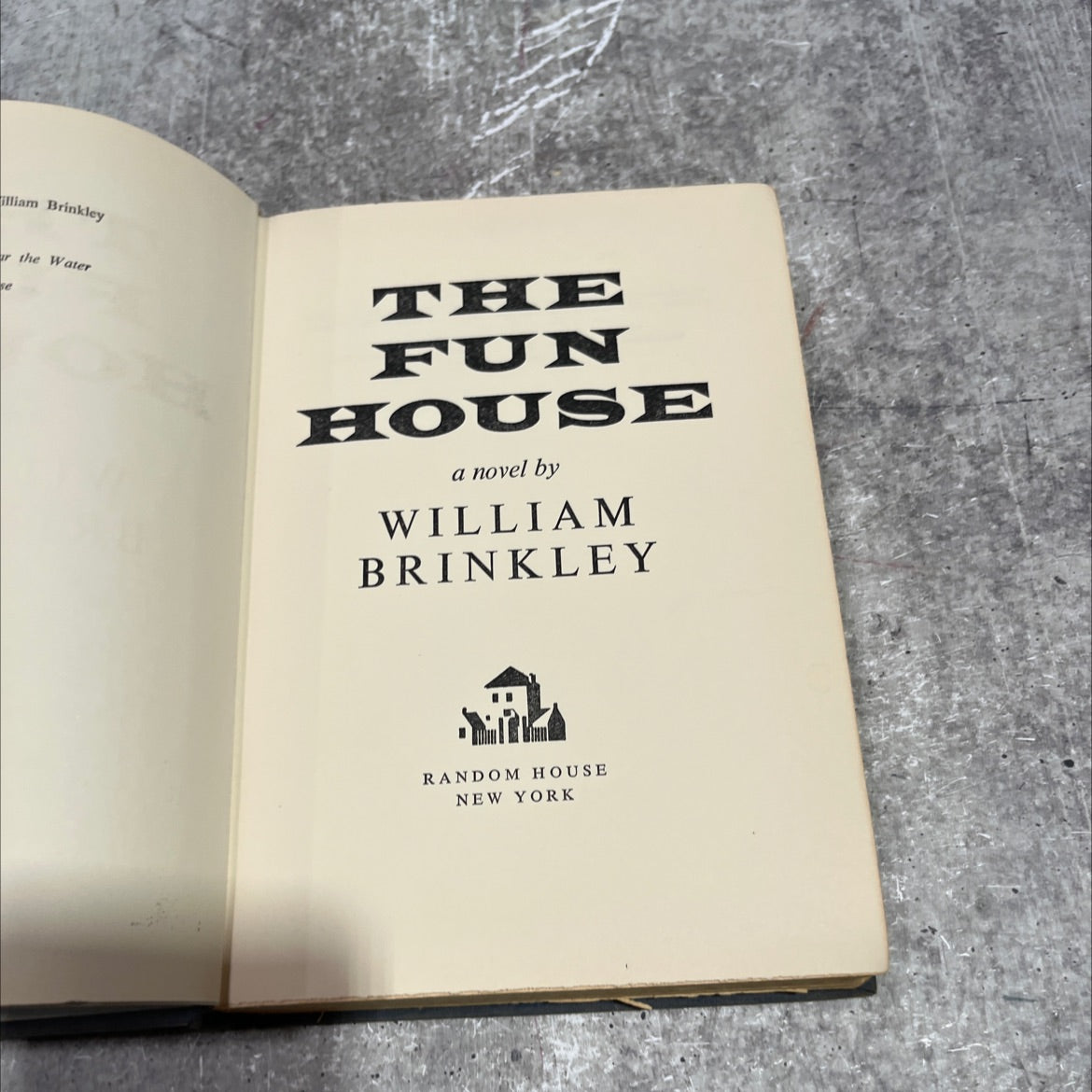 the fun house book, by william brinkley, 1961 Hardcover image 2