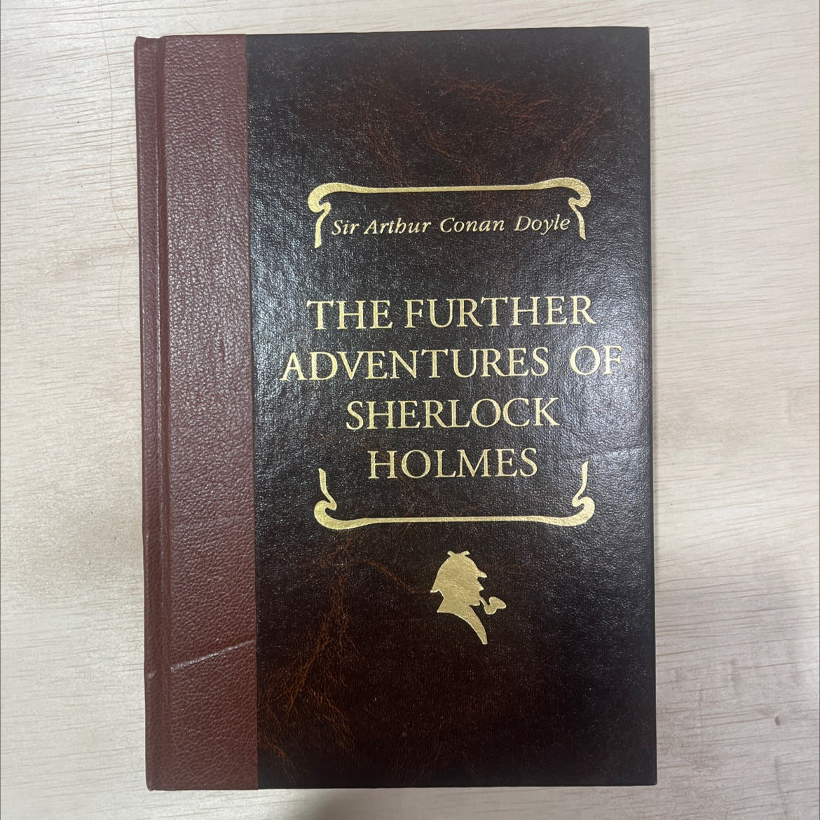 the further adventures of sherlock holmes book, by sir arthur conan doyle, 1993 Leather image 1