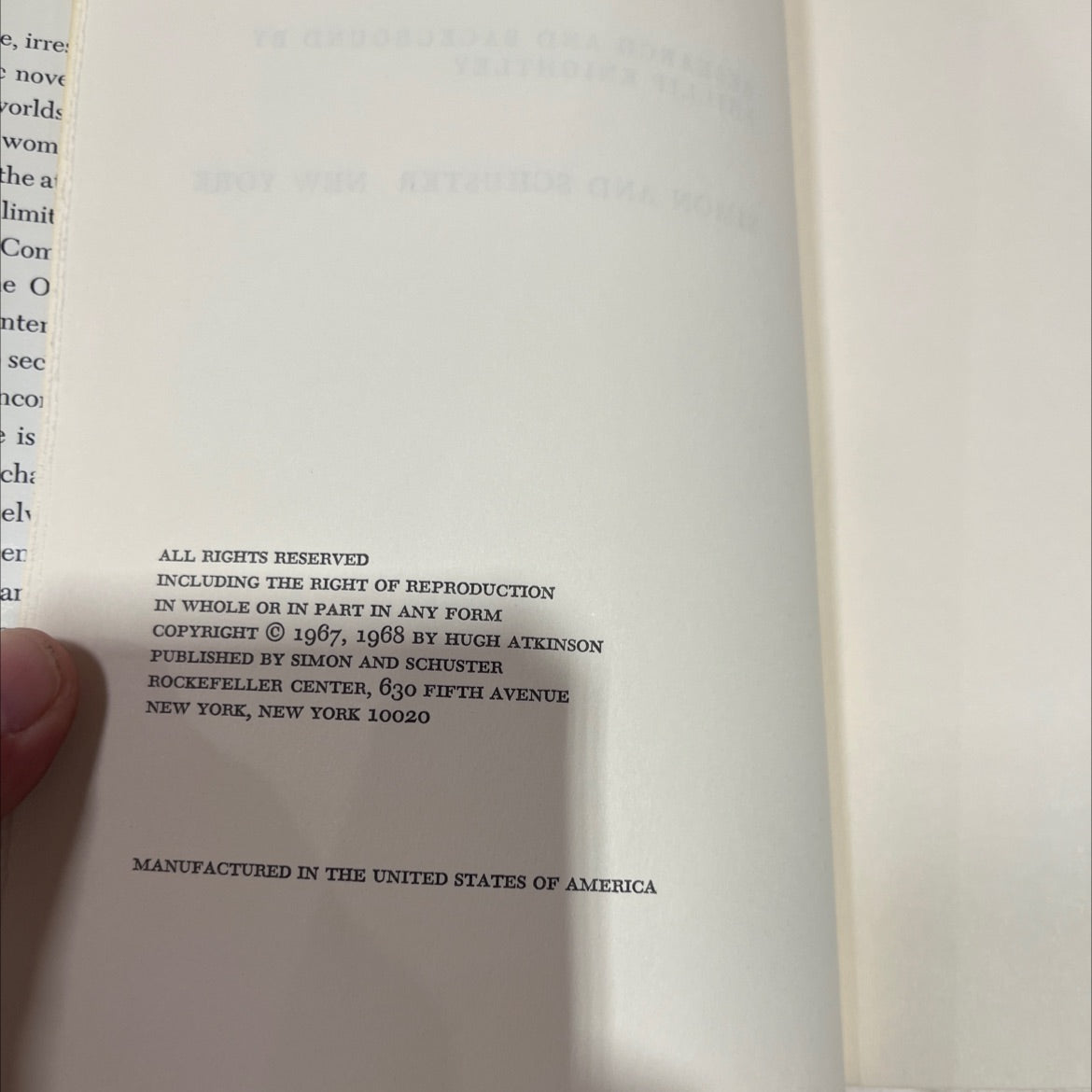the games book, by hugh atkinson, 1968 Hardcover image 3