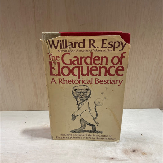 the garden of eloquence book, by willard r. espy, 1983 Hardcover image 1
