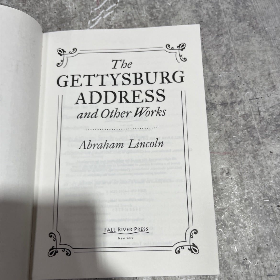 the gettysburg address and other works book, by abraham lincoln, 2021 Hardcover image 2