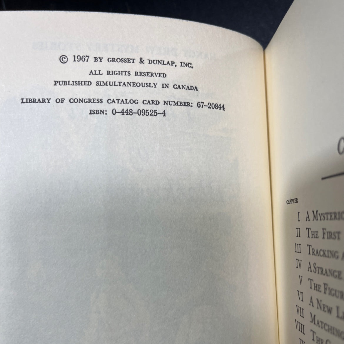 the ghost of blackwood hall book, by carolyn keene, 1967 Hardcover image 3