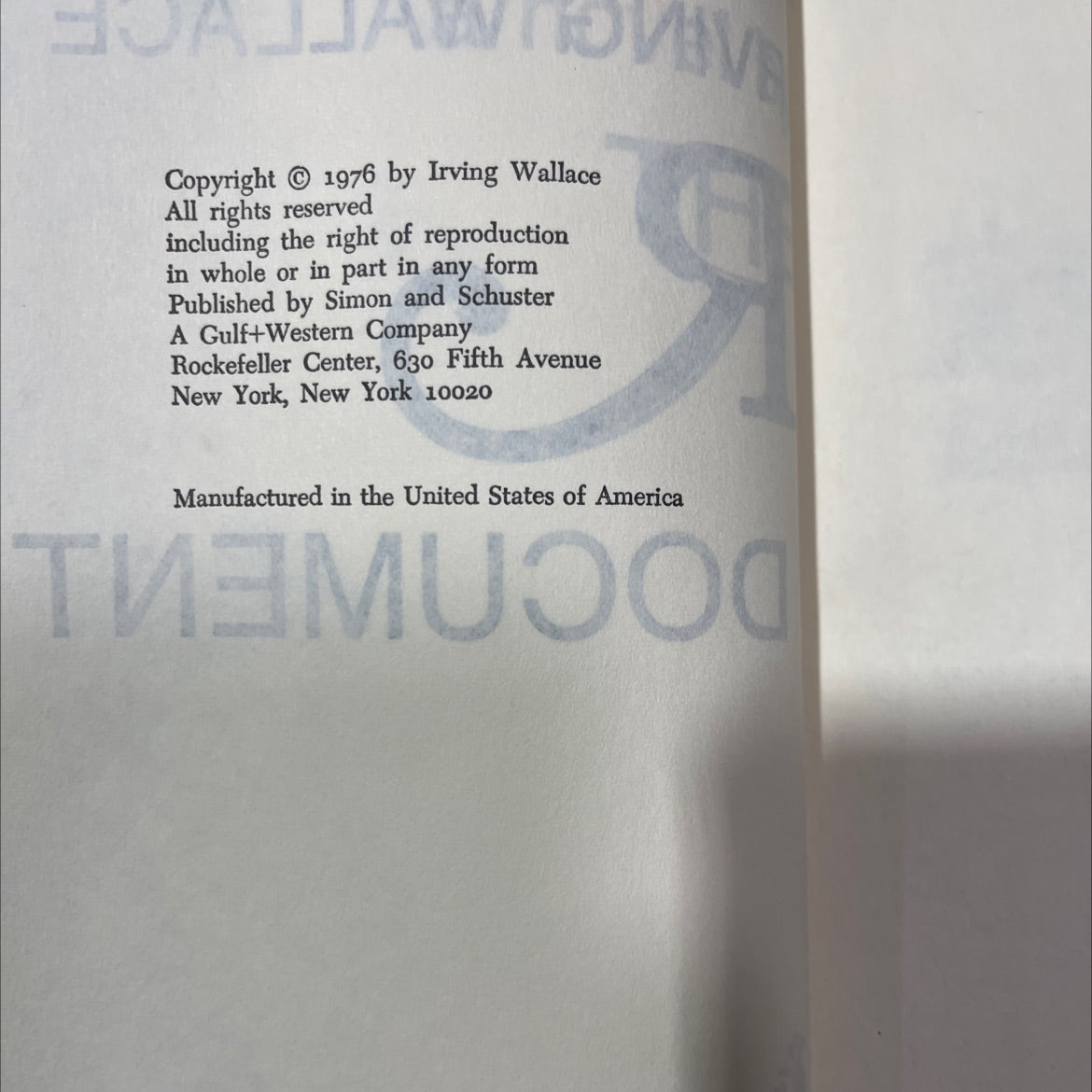 the giant siesta book, by irving wallace, 1976 Hardcover image 3