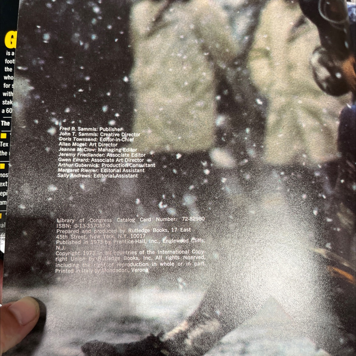 the gladiators book, by Fred R. Sammis, 1973 Hardcover image 3