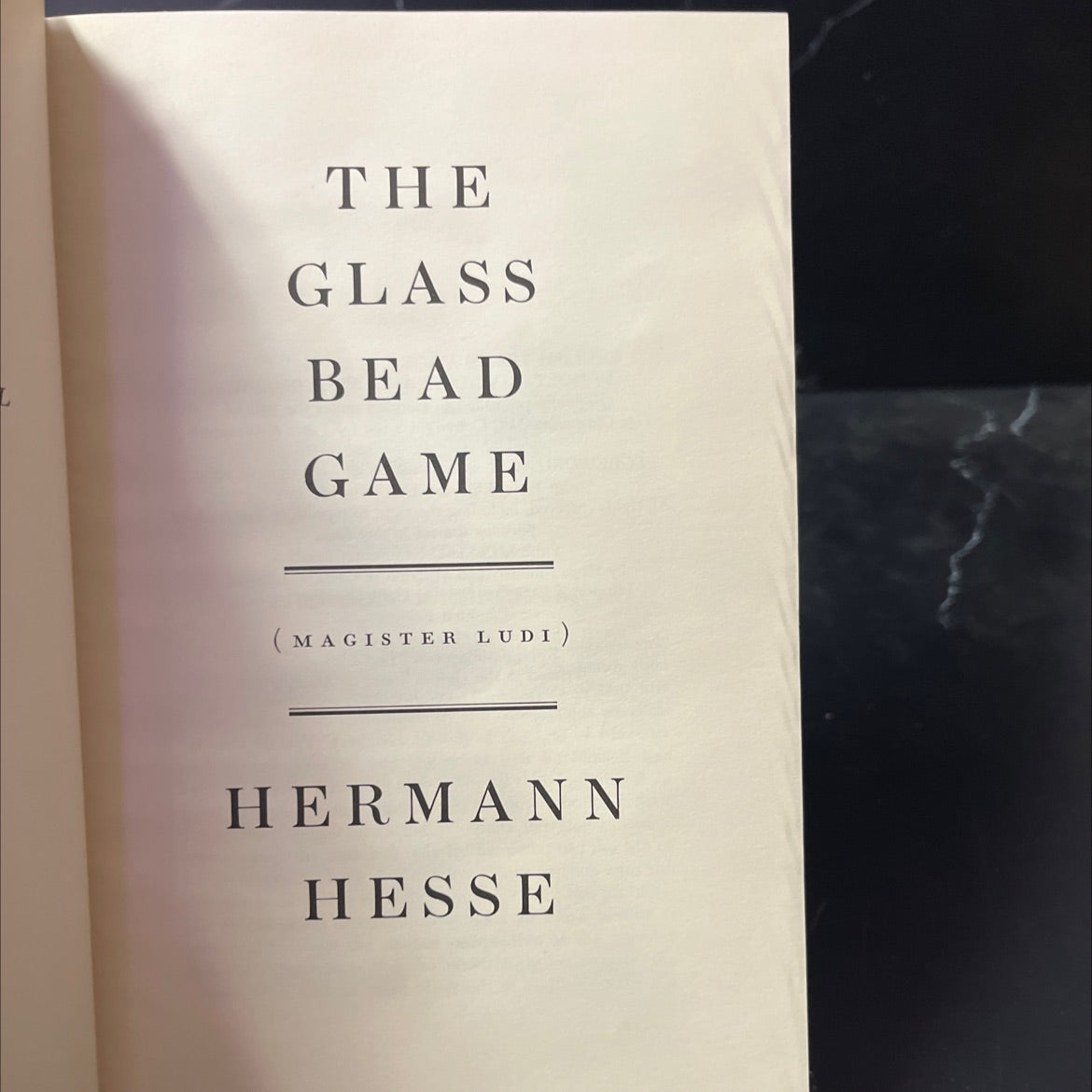 the glass bead game book, by hermann hesse, 1969 Hardcover image 2