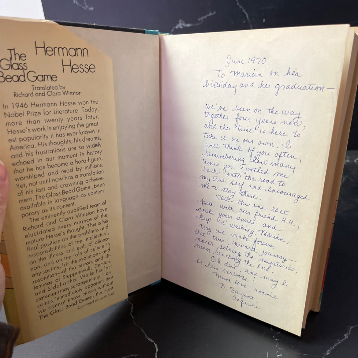 the glass bead game book, by hermann hesse, 1969 Hardcover image 4